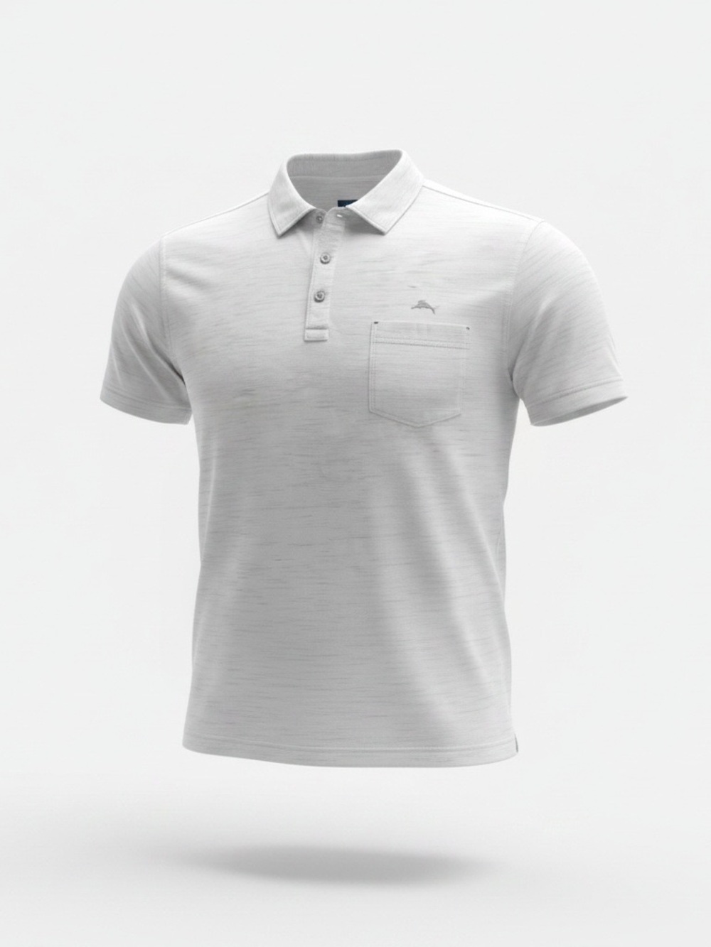 Tommy Bahama White Men's Polo with Chest Pocket